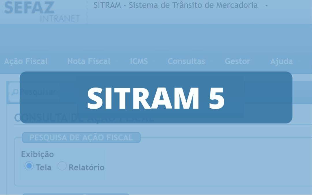 Sistema de Trânsito de Mercadoria _ SITRAM V